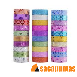 [L19429] WASHI TAPE GLITTER SURTIDO (L19429)