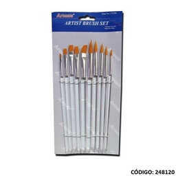 [L248120] SET PINCEL TRANSPARENTE x10 CY104 (L248120)