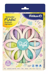 [L29443] RESALTADOR PELIKAN FLASH PASTEL X10U (L29443)
