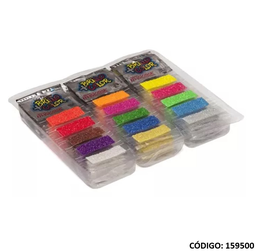 [L159500] BRILLANTINA MAGIC  SURTIDO FLUO X5 UNIDADES  (L159500)
