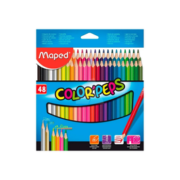 [L10764] LAPICES DE COLOR MAPED LARGO x 48 (L10764)