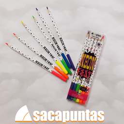 [L19392] LAPICES DE COLOR MOOVING NEON COLORING x 6  (L19392)