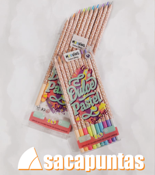 [L19391] LAPICES DE COLOR MOOVING PASTELES COLORING x 10  (L19391)