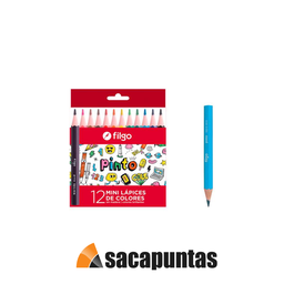 [L35130] LAPIZ COLOR FILGO ECO X12 COLORES CORTOS (L35130)