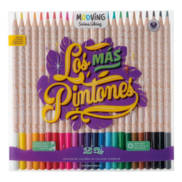 [L19388] LAPIZ COLOR LARGO COLORING X24 COLORES (L19388)