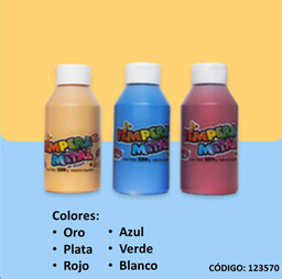 [L123570] TEMPERA STA METAL FRASCO CON PICO 250gr. (L123570)