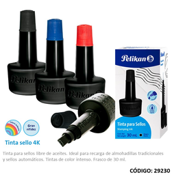 [L29230] TINTA PARA SELLOS PELIKAN 4K 28cc (L29230)