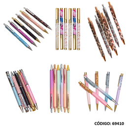 [L69410] BOLIGRAFO FW GLITTER/PASTEL  (L69410)