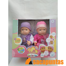 [J12199] MUÑECA INTERACTIVA &quot;LAS MELLI&quot; LALELU (J12199)