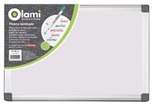 [L20721] PIZARRA BLANCA  30x45cm OLAMI MARCO METAL (L20721)