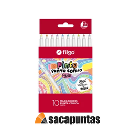 [L34180] MARCADOR FILGO PINTO 2221 CONIC X10 PASTEL (L34180)