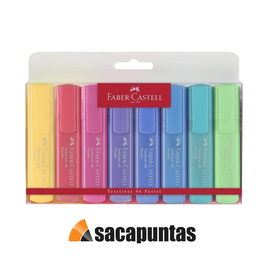 [L134752] RESALTADOR FABER TL46 ESTUCHE X8 PASTEL/FLUO/SURTIDOS (L134752)