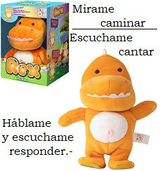 [J22987] PELUCHE DINO REX CON SONIDOS Y MOVIMIENTOS WABRO (J22987)