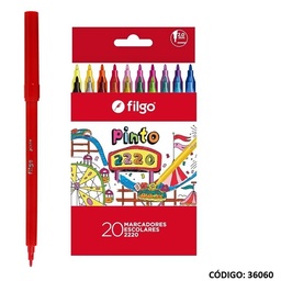 [L36060] FIBRA FILGO 2220 PINTO X20 COLORES LARGAS (L36060)