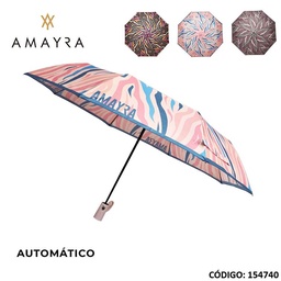 [R154740] PARAGUAS SEMIAUTOMATICO AMAYRA  MUJER (R154740)