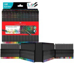 [L23271] LAPIZ COLOR FABER CASTELL SUPERSOFT X100 COLORES (L23271)