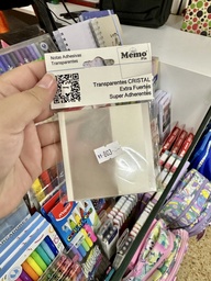 [M803M] MEMO FIX TRANSPARENTE CRISTAL 75X75 (M803M)