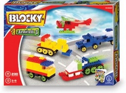 [J12271] RASTI BLOCKY VEHICULOS 140 PIEZAS (J12271)