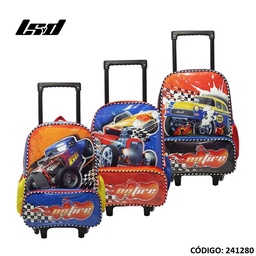 [L2412800] MOCHILA CARRO 16&quot; LSD AUTOS (L241280)