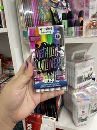 [L24089] MARCADOR MOOVING OUTLINE X6 COLORES (L24089)