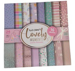 [L24400] IBI CRAFT PAPEL SCRAP LOVELY 30X30 160grs. (L24400)