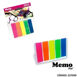 [L227050] BANDERITA SEÑAL-AD MEMO FIX FLUO 5X15HJS. (L227050)