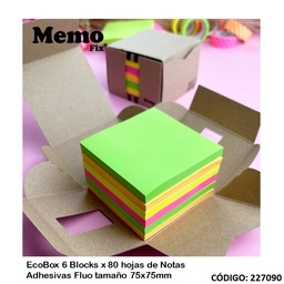 [L227090] MEMO FIX ECO BOX FLUO x480hjs. (L227090)