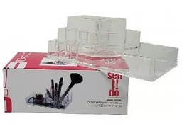 [R24693] CAJA PARA COSNETICOS 22X12X8cm. 12+4 DIVISIONES (R24693)