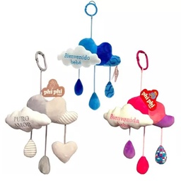 [G8733] PELUCHE NUBE BIENVENIDO SONAJERO (G8733)