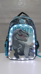 [L1474600] MOCHILA 18&quot; FOOTY DINO CON LUZ ESPALDA (L1474600)
