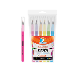 [L322100] FIBRA PINCEL EZCO NEON X6 COLORES (L322100)