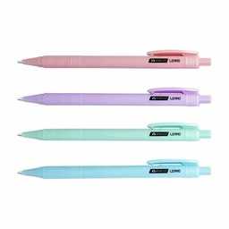 BOLIGRAFO RETRACTIL EZCO LENNO1MM. PASTEL (L40199)