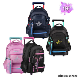 MOCHILA CARRO 18&quot; FOOTY STAR (L1470200)