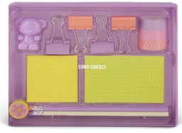 [L232901] SET OFICINA MOOVING COMO QUIERES PASTEL (L232901)