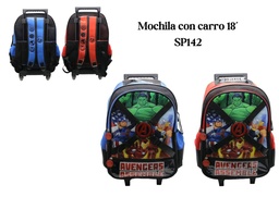 MOCHILA CARRO 18&quot; CRESKO AVENGERS (L25443)