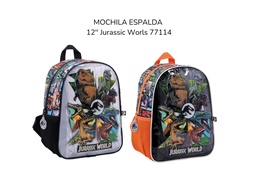 [L25455] MOCHILA 12&quot; WABRO JURASSIC WORLS JARDIN ESPALDA (L25455)