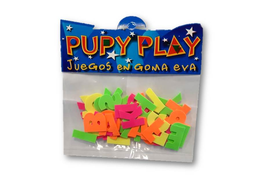 [L323250] DIDACTICO GOMA EVA PLAY LETRAS FLUO (L323250)