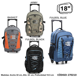 MOCHILA CARRO 18&quot; CHIMOLA CONCEPTO (L2702100)