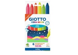 [L25894] CERA GIOTTO FLUO X6 COLORES (L25894)