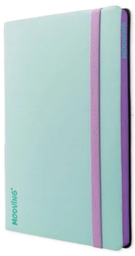[L231636] CUADERNO MOOVING NOTES A5 LISO X96hjs. CON ELASTICO (L231636)