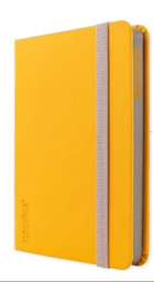[L231633] LIBRETA MOOVING NOTES A6 TAPA DURA RAYADO X96hjs. CON ELASTICO (L231633)