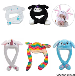 [R154145] GORRO INFLUENCER KIDS PELUCHE  (R154145)