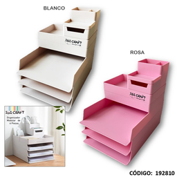 ORGANIZADOR SET APILABLE ESCRITORIO IBI CRAFT (L192810)