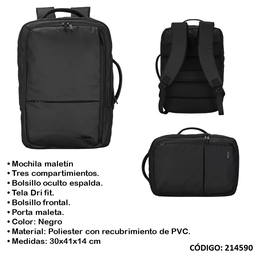 [L214590] PORTANOTEBOOK 18&quot; BIWO CATANIA MOCHILA (L214590)