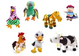 [J26546] PELUCHE DE LA GRANJA MUSICAL 20CM. ROMA (J26546)