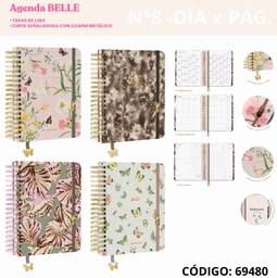 [L69480] AGENDA 2027 FW N8 DIA POR PAGINA ESPIRAL BELLE (L69480)