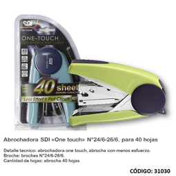 [L31030] ABROCHADORA SDI ONE TOUCH 24/6 26/6 PARA 40HJS. (L31030)