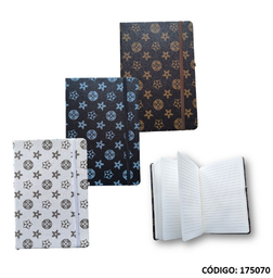 [L175070] LIBRETA TAPA DURA A5 15X21CM. RAYADO X80hjs. (L175070)