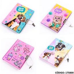 [L175800] DIARIO INTIMO 10.8X15CM. X70HJS. (L175800)