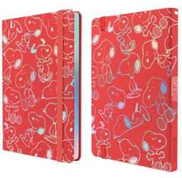 [L232890] LIBRETA MOOVING NOTES A5 TAPA DURA RAYADO SNOOPY (L232890)